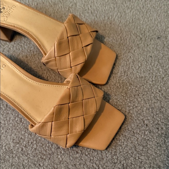 Vince Camuto - Tan Woven Mules - Picture 3 of 6